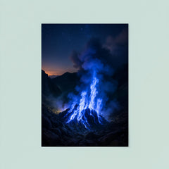 Kawah Ijen Blue Fire Indonesia poster 8