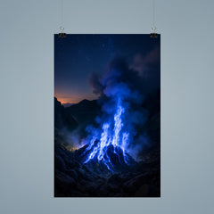 Kawah Ijen Blue Fire Indonesia poster 9