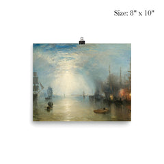 Keelmen Heaving in Coals by Moonlight by Joseph Mallord William Turner, 1835 poster 4