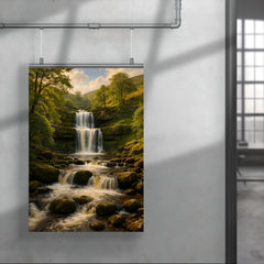 Keld Waterfalls Swaledale England poster 4