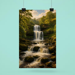 Keld Waterfalls Swaledale England poster 6