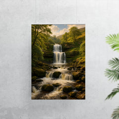 Keld Waterfalls Swaledale England poster 7