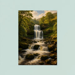 Keld Waterfalls Swaledale England poster 8