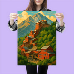 Kennecott Mine Alaska USA poster 3