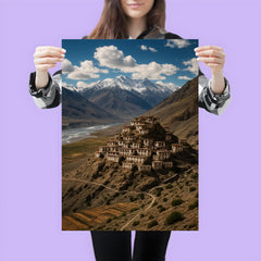 Key Monastery Spiti Valley India poster 3