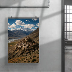 Key Monastery Spiti Valley India poster 4