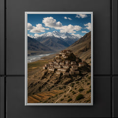 Key Monastery Spiti Valley India poster 5