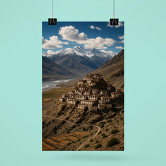 Key Monastery Spiti Valley India poster 6