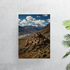 Key Monastery Spiti Valley India poster 7