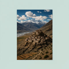 Key Monastery Spiti Valley India poster 8