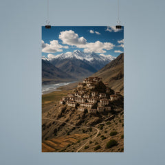 Key Monastery Spiti Valley India poster 9