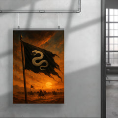 Khalid ibn al Walid desert battle standard poster 4