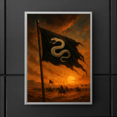 Khalid ibn al Walid desert battle standard poster 5