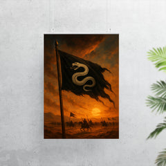 Khalid ibn al Walid desert battle standard poster 7