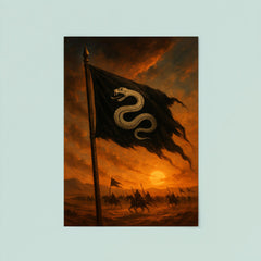 Khalid ibn al Walid desert battle standard poster 8