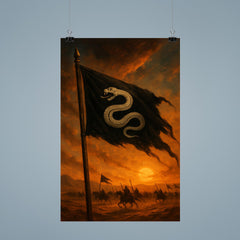 Khalid ibn al Walid desert battle standard poster 9