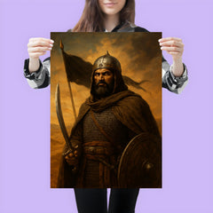 Khalid ibn al Walid desert standard portrait poster 3