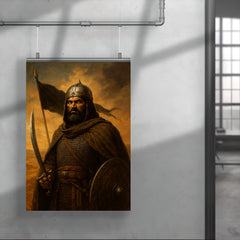 Khalid ibn al Walid desert standard portrait poster 4
