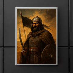 Khalid ibn al Walid desert standard portrait poster 5
