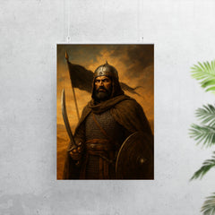 Khalid ibn al Walid desert standard portrait poster 7