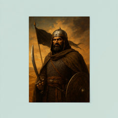 Khalid ibn al Walid desert standard portrait poster 8