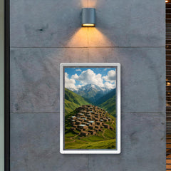 Khinalig Village Azerbaijan poster 2