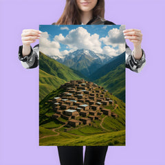 Khinalig Village Azerbaijan poster 3