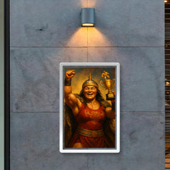 Khutulun wrestling champion victory portrait poster 2