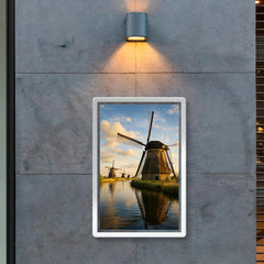 Kinderdijk Windmills Netherlands poster 2
