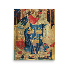 King Arthur poster on a plain backdrop in size 16"x20".