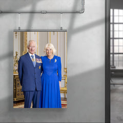 King Charles III and Queen Camilla official Australian portrait poster 4