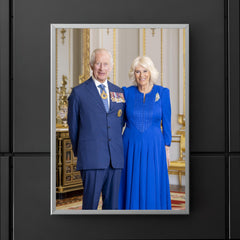 King Charles III and Queen Camilla official Australian portrait poster 5