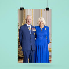 King Charles III and Queen Camilla official Australian portrait poster 6
