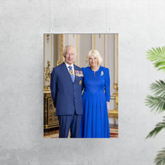 King Charles III and Queen Camilla official Australian portrait poster 7