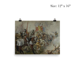 King Henry V at the Battle of Agincourt by Sir John Gilbert, 1415 poster 3