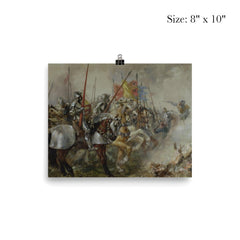 King Henry V at the Battle of Agincourt by Sir John Gilbert, 1415 poster 4