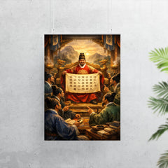 King Sejong unveiling Hangul to scholars poster 7