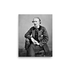 Kit Carson poster on a plain backdrop in size 8"x10".