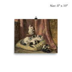 Kittens at Play by Henriette Ronner-Knip poster 4