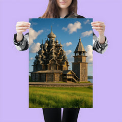 Kizhi Pogost Wooden Churches Russia poster 3
