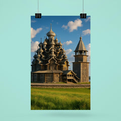 Kizhi Pogost Wooden Churches Russia poster 6