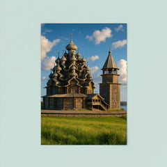 Kizhi Pogost Wooden Churches Russia poster 8