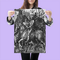 Knight, Death and the Devil by Albrecht Durer, 1513 poster 3