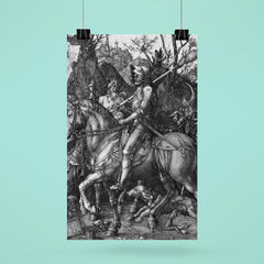 Knight, Death and the Devil by Albrecht Durer, 1513 poster 6