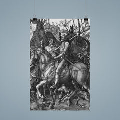 Knight, Death and the Devil by Albrecht Durer, 1513 poster 9