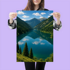 Kolsai Lakes National Park Kazakhstan poster 3