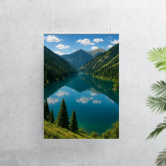 Kolsai Lakes National Park Kazakhstan poster 7