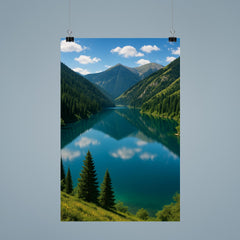 Kolsai Lakes National Park Kazakhstan poster 9