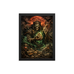 Koschei the Deathless with hidden needle framed print on a plain backdrop in size 12"x16".