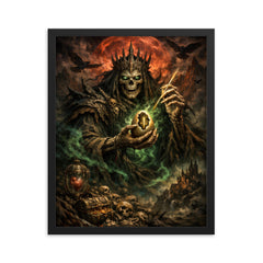 Koschei the Deathless with hidden needle framed print on a plain backdrop in size 16"x20".